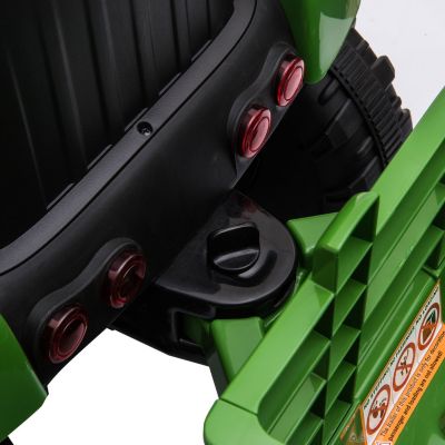 Streamdale Kids Ride-On Tractor with Trailer & Lights, Perfect Gift for Ages 3-6