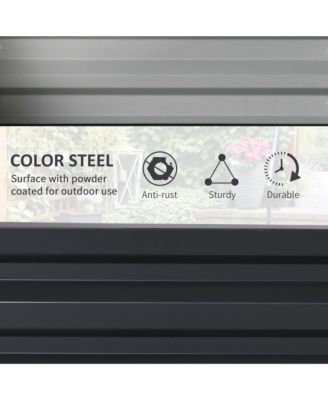 Stylish & Durable 2-Pack Elevated Garden Planters with Open Bottoms