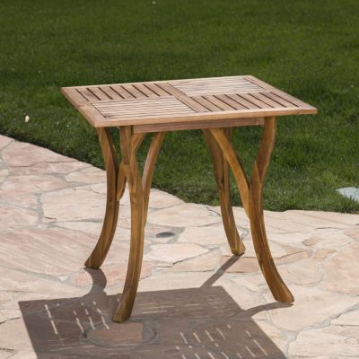 Streamdale Chic Modern Acacia Wood Square Patio Table