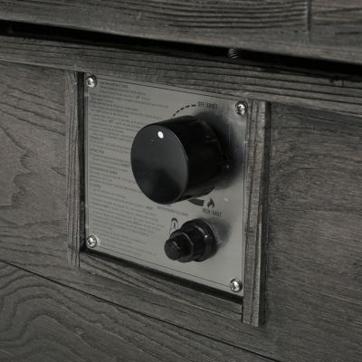 Transitional Outdoor Fire Pit Cozy Warmth, Rustic Charm