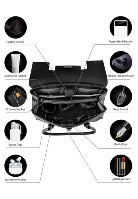 Woman Handbag Flip-top Business Bag