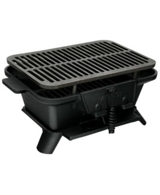 Heavy Duty Cast Iron Tabletop BBQ Grill Stove for Camping Picnic
