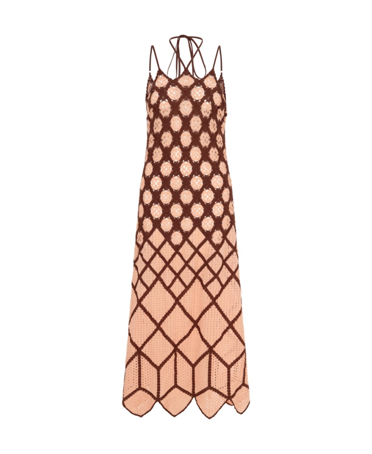 Nocturne Women's Embroidered Long Dress - Multi-colored