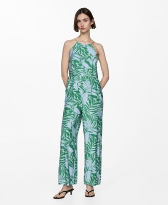 Macy's floral jumpsuit on sale