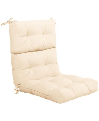 Indoor Outdoor Back Chair Cushion Tufted Pillow Patio Seating Pad  22'' (L) x 20'' (W) x 25.5'' (H).