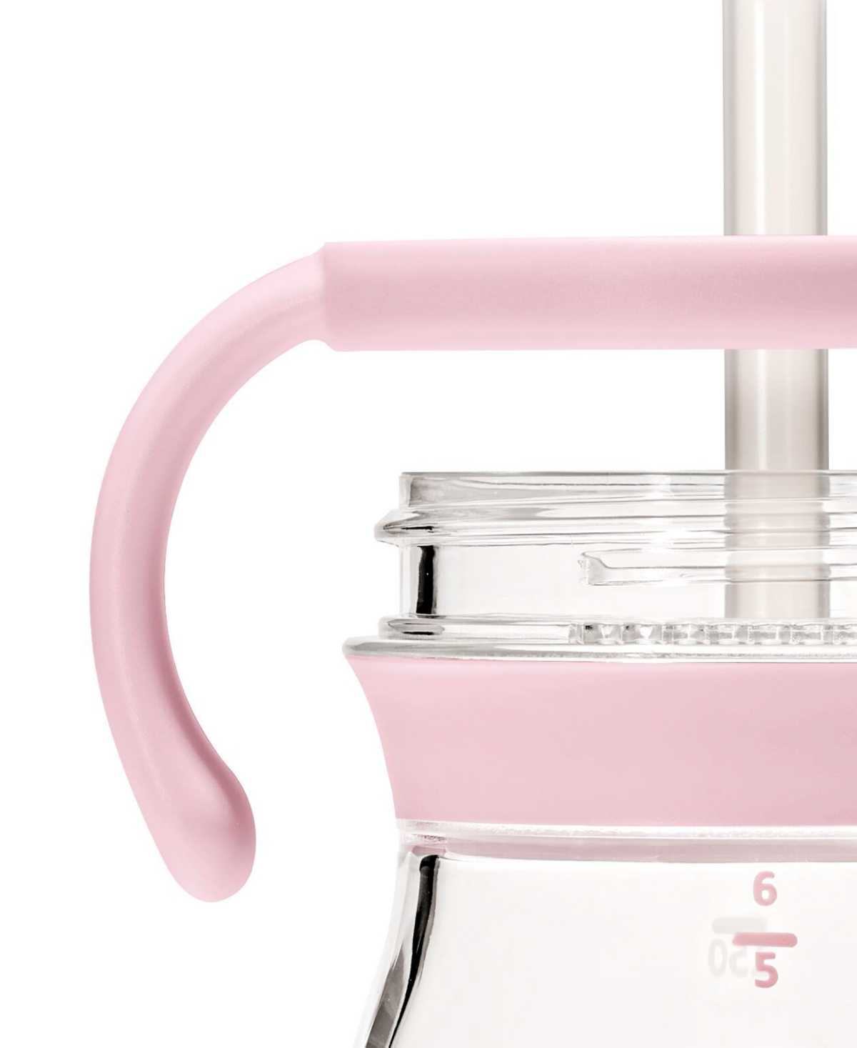 Oxo Tot Transitions Straw Cup with Handles - 2 Pack - Opal and Blossom