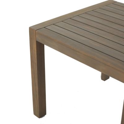 Streamdale Modern Acacia Wood Adirondack Chair with Water-Resistant Cushions