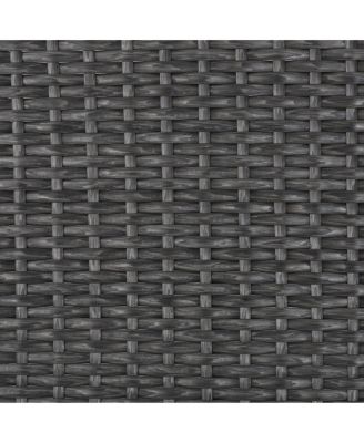 All-Weather Wicker Picnic Bench for Backyard Staycations