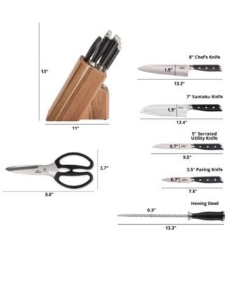 7 PC Knife Block Set