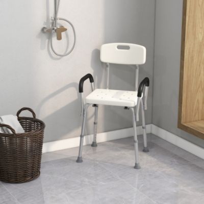Adjustable Medical Shower Chair BathTub Seat Bench Easy Detachable Backrest