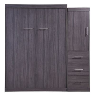 Multifunctional Murphy Bed with Wardrobe and Drawers