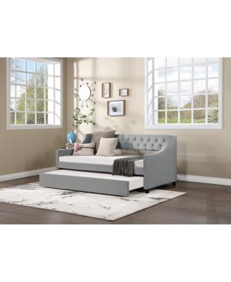 Twin Upholstered Trundle Daybed