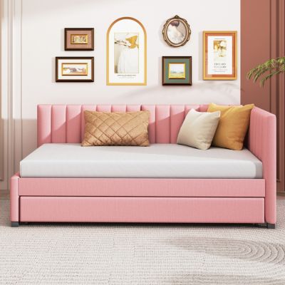 Streamdale Twin Upholstered Daybed with Trundle