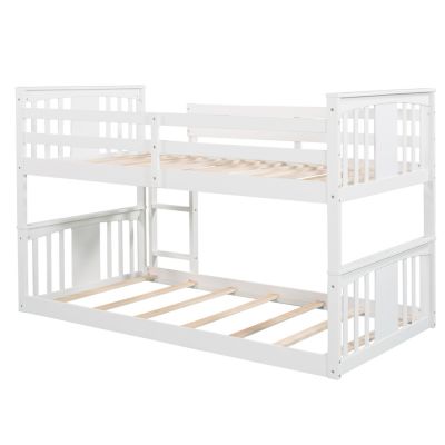 Streamdale Twin Over Twin Bunk Bed With Ladder
