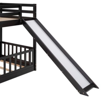 Streamdale Twin Over Twin Bunk Bed With Slide And Ladder