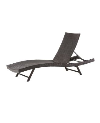 Serene Modern Outdoor Chaise Lounge with Adjustable Back
