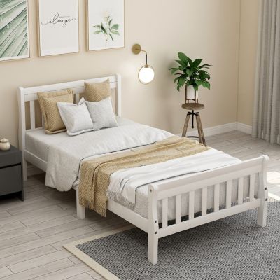 Streamdale Twin Platform Bed Frame with Headboard and Footboard