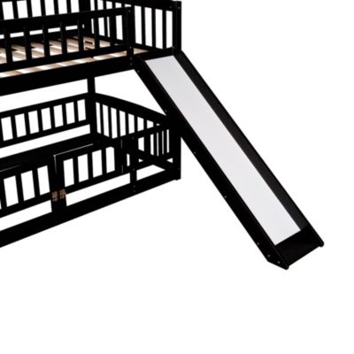 Streamdale Twin Bunk Bed w/ Slide and Ladder