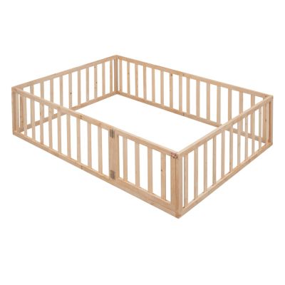 Streamdale Full Size Wood Daybed Frame With Fence