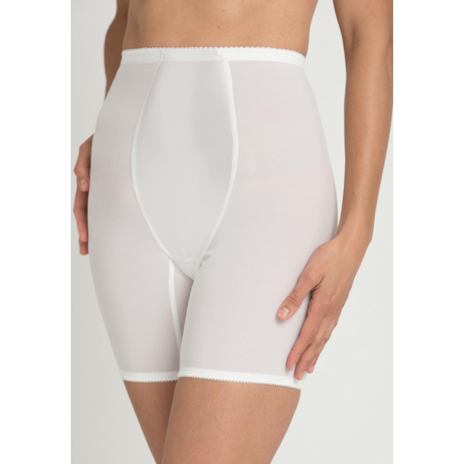 Plus Size High-Waist Power Mesh Long Leg Shaper
