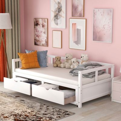Streamdale Extendable Daybed with Trundle and Storage
