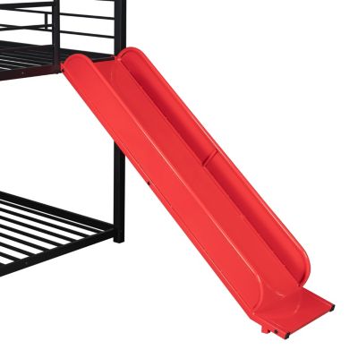 Streamdale Metal Bunk Bed with Slide and House