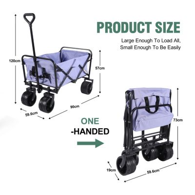 Streamdale Ultimate Off-Road Folding Wagon Rugged, Foldable, Versatile