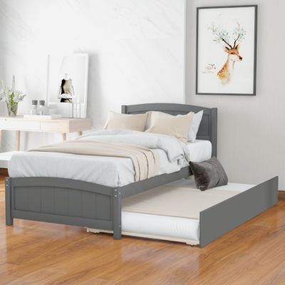 Streamdale Twin Size Platform Bed With Trundle