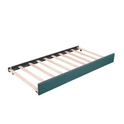 Twin Size Upholstered  Daybed With Trundle And Drawer