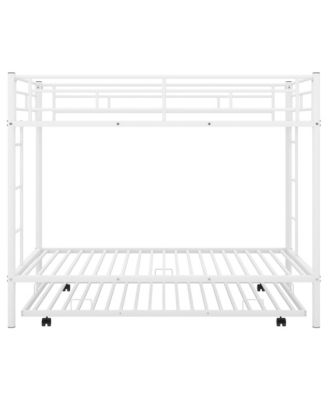 Twin Over Twin Bunk Bed With Trundle
