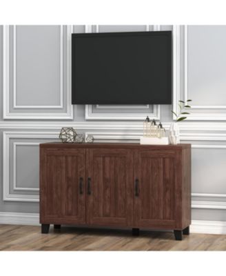 3-Door Buffet Sideboard with Adjustable Shelves and Anti-Tipping Kits