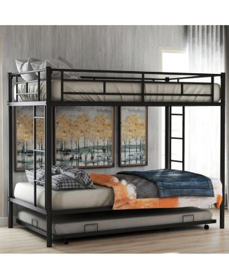 Twin Over Twin Bunk Bed With Trundle