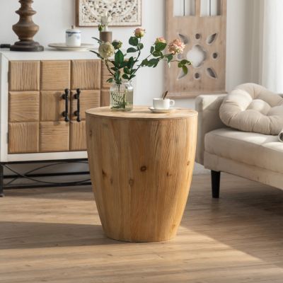Vintage Bucket Coffee Table for Living Room or Office