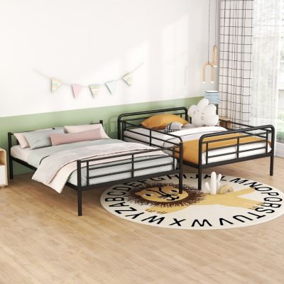 Streamdale Full XL Over Queen Metal Bunk Bed
