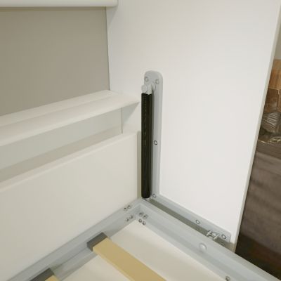 Space-saving Modern Design Twin Size Murphy Bed