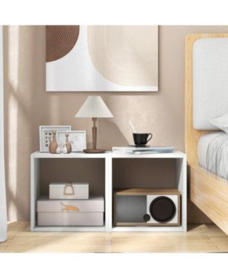 Cube Storage Organizer Set of 2-White