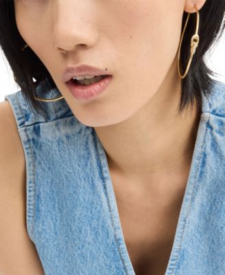 Signature C Hoop Earrings