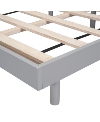 Modern Design Queen Floating Platform Bed Frame