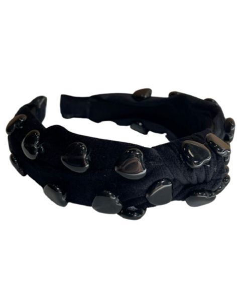 Женские аксессуары для волос Headbands of Hope Stone Quartz Traditional Knot Headband - Black
