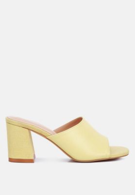 Women's Addie Block Heel Slip On Sandals