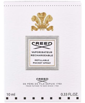 Refillable Travel Perfume Atomizer - Gold/Gold, 0.33 oz.