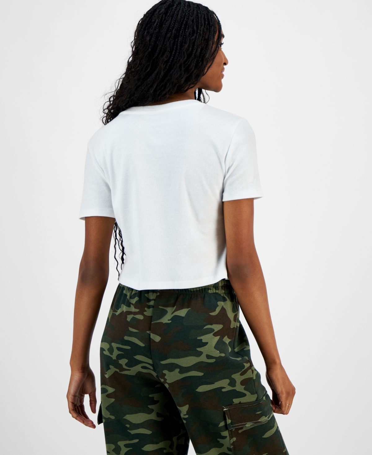 Grayson Threads, The Label Juniors' Passenger Princess Ribbed Baby Tee