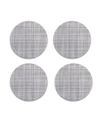 Mini Basketweave Round Coasters, Set of 4