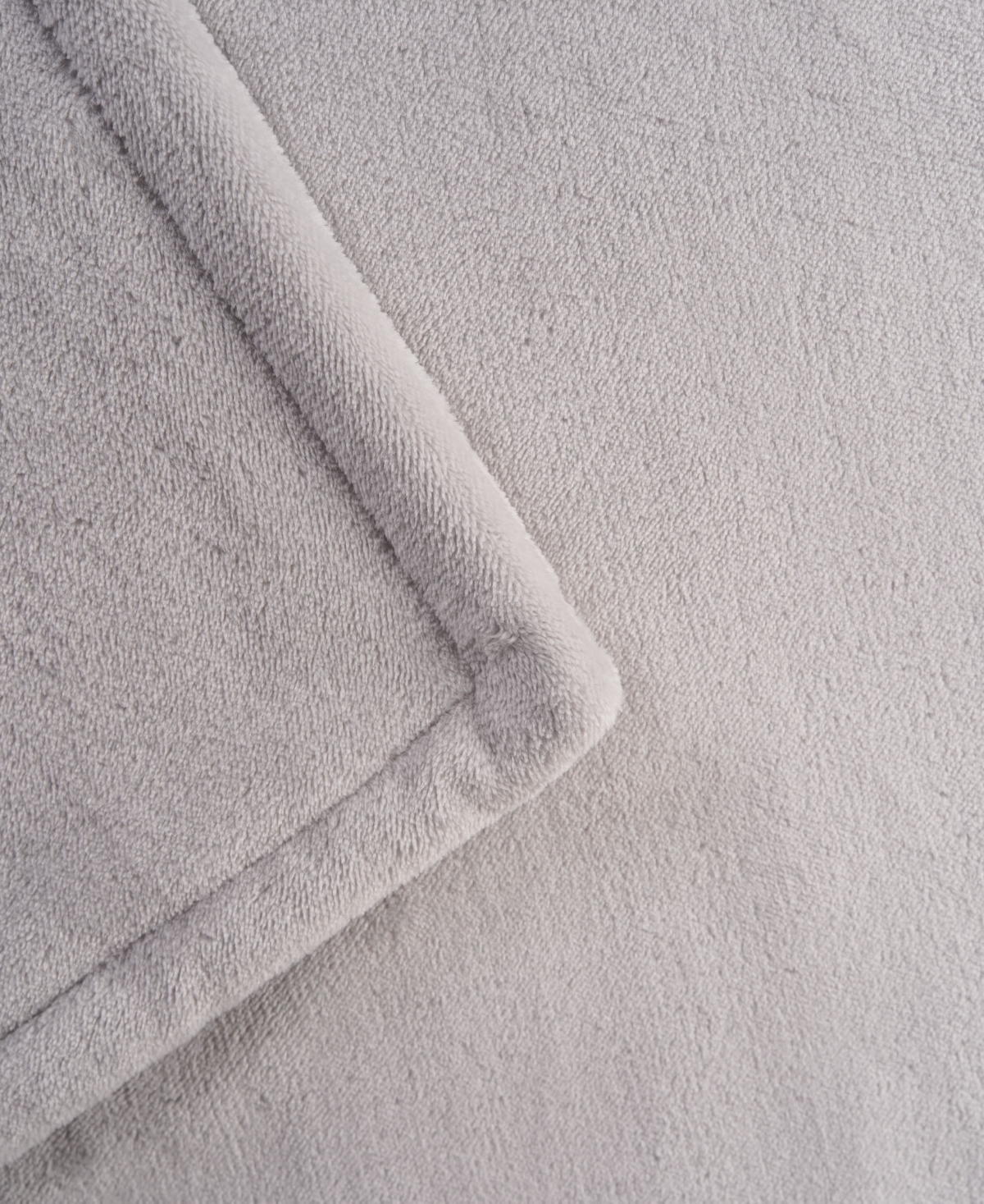 Thermasnug Luxe Plush Digital Electric Blanket, Twin In Grey