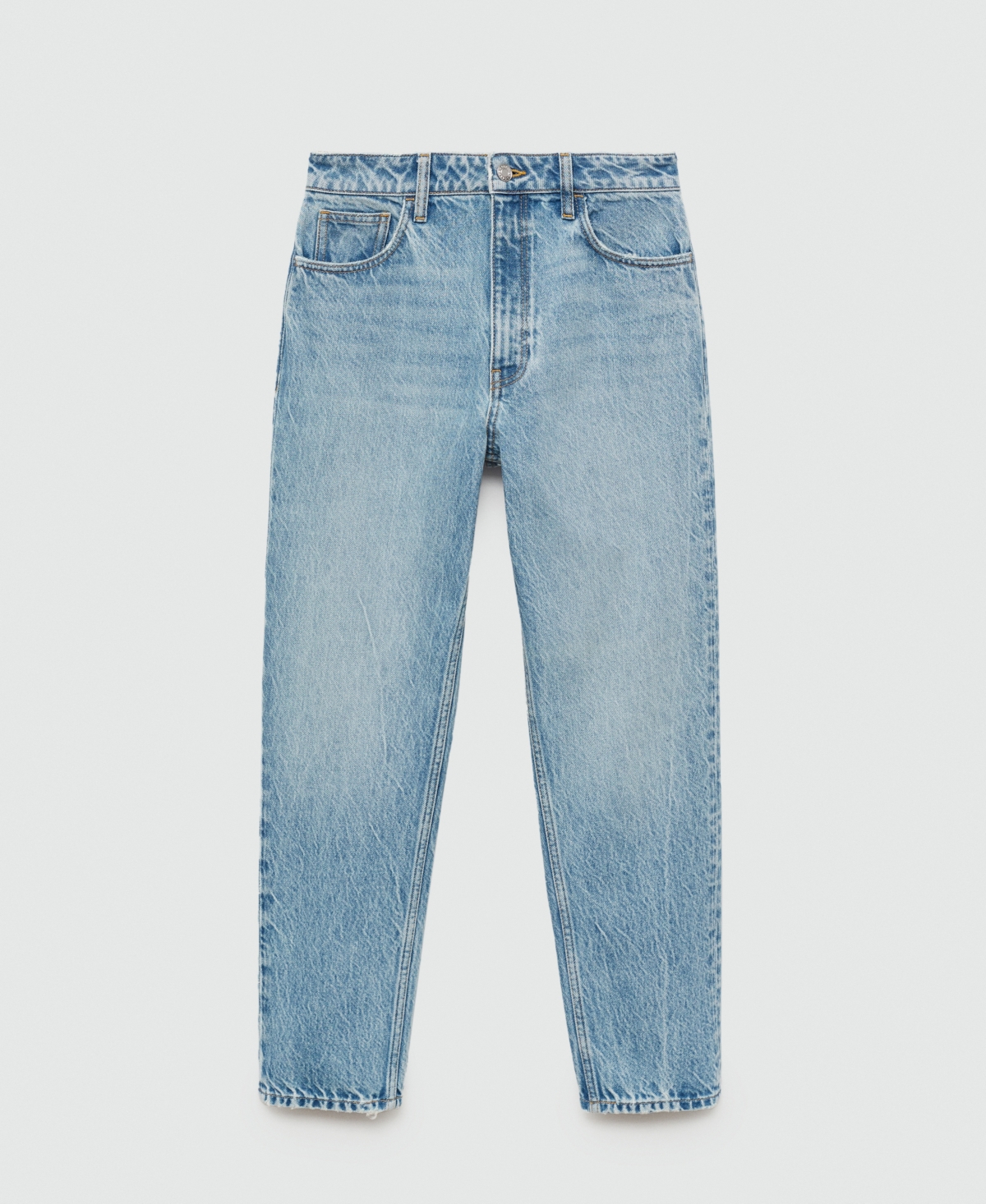 Mango Women's Mom High Rise Jeans
