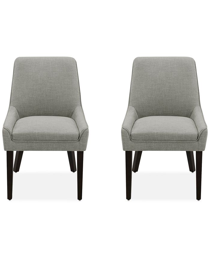 Furniture Everly II 2Pc. Dining Chair Set, Created for Macy's Macy's