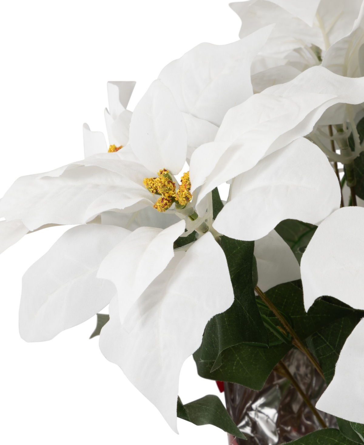 Northlight White Artificial Christmas Poinsettia 20" In White