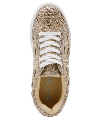 Women's Reily Rhinestone Lace-Up Sneakers