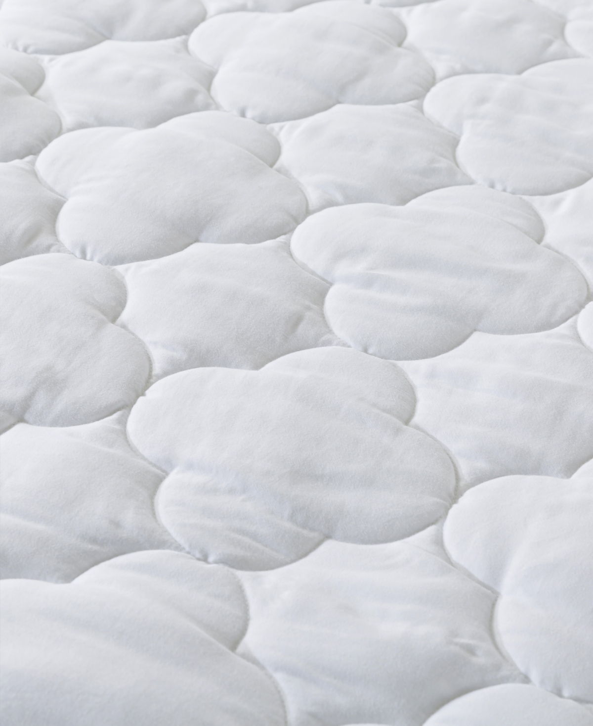 Royal Velvet 300 Thread Count Cotton Waterproof Stain Resistant Mattress Pads In White