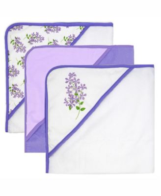 Baby Boys and Baby Girls 8 Piece Hooded Bath Towel and Wash Cloth Set